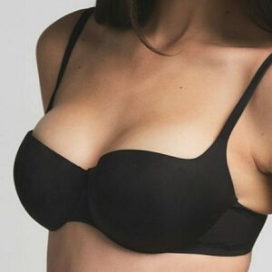 SKIMS Ultimate Push-Up Balconette Bra In Black Onyx Size: 34A